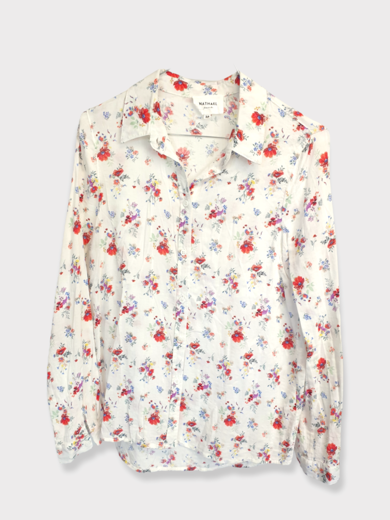 Chemise à fleurs